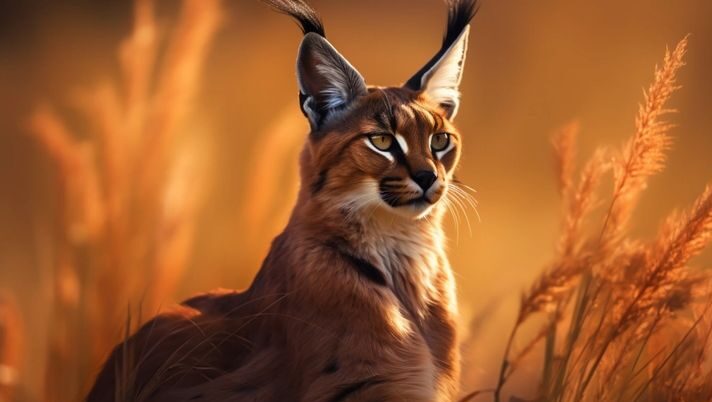 Caracal Kucing Liar Yang Di Temukan Di Afrika