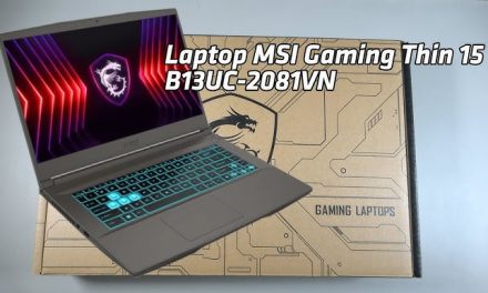 MSI Thin 15 B13UC, Laptop Gaming Tipis Dengan Performa Andal
